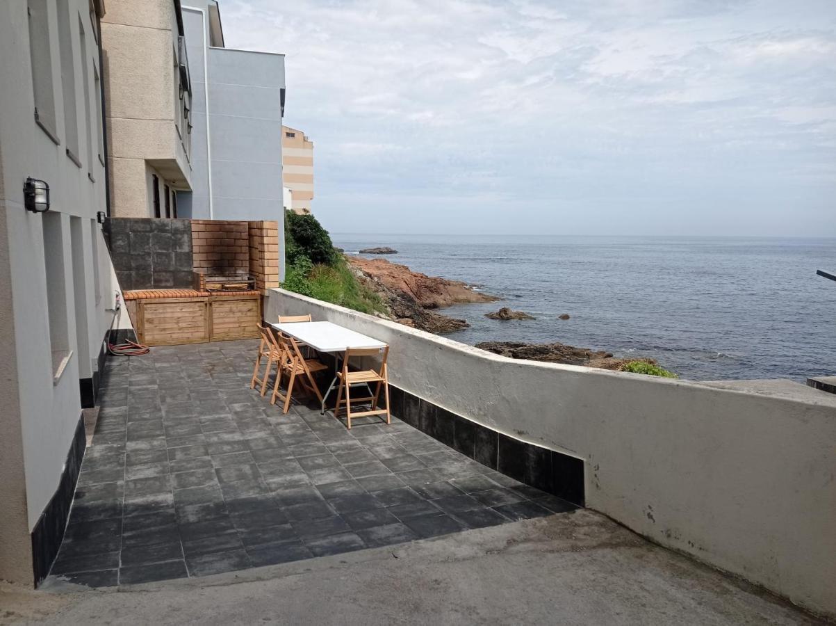 Vila Marina. Casa Marinera Con Terraza Sobre El Mar En Caion Cayón Kültér fotó